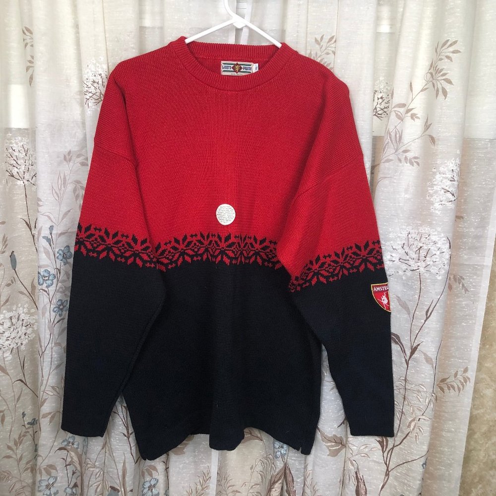 Lions Pride Sweater Nordic Amstel Beer Patch